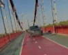 Затримано водія, який їздив пішохідним мостом у Києві: як він пояснив свої дії поліції