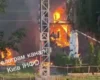 У Голосіївському районі Києва російський дрон влучив у кафе (відео)