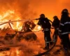 У Хмельницькому спалахнула пожежа на ринку через ворожу атаку