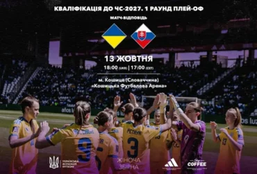 Україна проведе у Словаччині плейоф відбору жіночого Чемпіонату світу з футболу