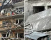 У Борисполі дрони пошкодили п’ятиповерхівку: вибито вікна, є обвал піддашшя (відео)