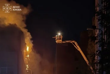 У Подільському районі столиці росіяни двічі атакували об’єкт критичної інфрастуктури