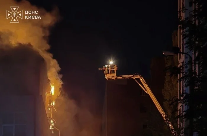 У Подільському районі столиці росіяни двічі атакували об’єкт критичної інфрастуктури