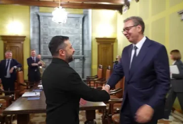 Україна та Сербія рухаються до ЄС: Зеленський зустрівся з Вучичем