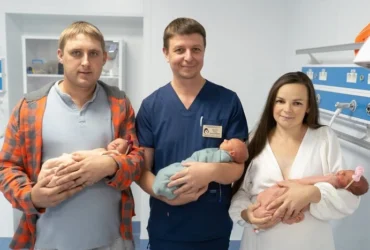 Рідкісна подія. Трійня та двійня за добу народилися в обласному перинатальному центрі Київщини