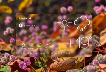 Прогноз погоди на тиждень 28 вересня – 4 жовтня 2026 року