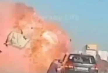 Момент удару по складах у Погребах потрапив на відео