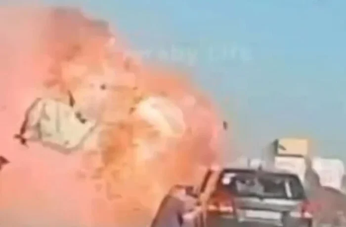 Момент удару по складах у Погребах потрапив на відео