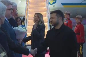 Зеленський та перша леді прибули до Канади з триденним візитом