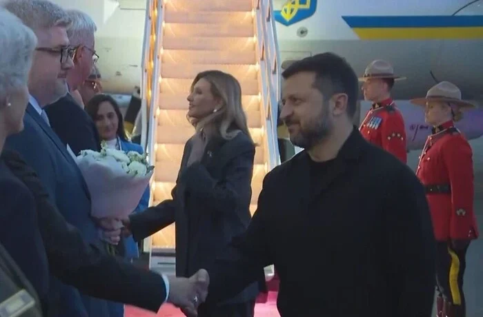 Зеленський та перша леді прибули до Канади з триденним візитом