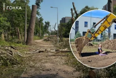 Теплотраса чи дерева? «Київтеплоенерго» нацькувало поліцію на захисників столичних Теремків