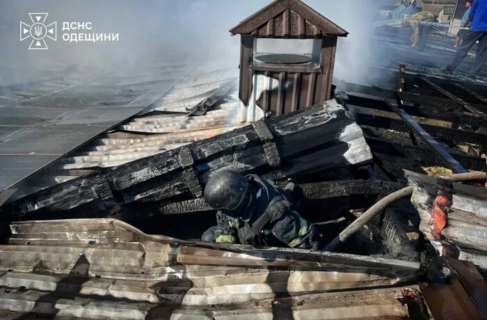 Окупанти атакували птахоферму на Одещині: спалахнула пожежа