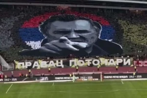 У Сербії перед футбольним матчем вшанували пам’ять військового злочинця Ратко Младича (відео)