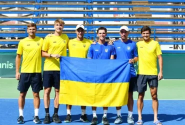 Збірна України з тенісу покращила позиції у рейтингу Кубка Девіса