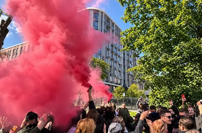 На столичних Теремках тривають протести через будівництво теплотраси