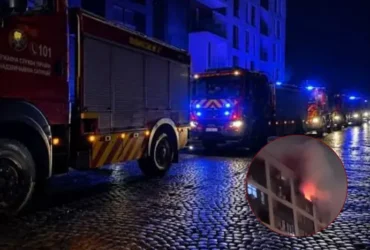 У Києві пожежа охопила багатоповерхівку: чути крики про допомогу