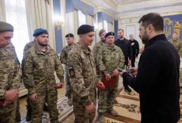 Зеленський нагородив українських танкістів