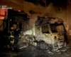 На Київщині вогнеборці загасили пожежі на трьох складах після ударів ворога (фото)