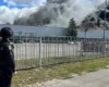 Атака на тютюнову фабрику в Прилуках. Поліція показала кадри з місця удару