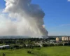 Поблизу Санкт-Петербурга пролунав потужний вибух: почалася пожежа (фото)