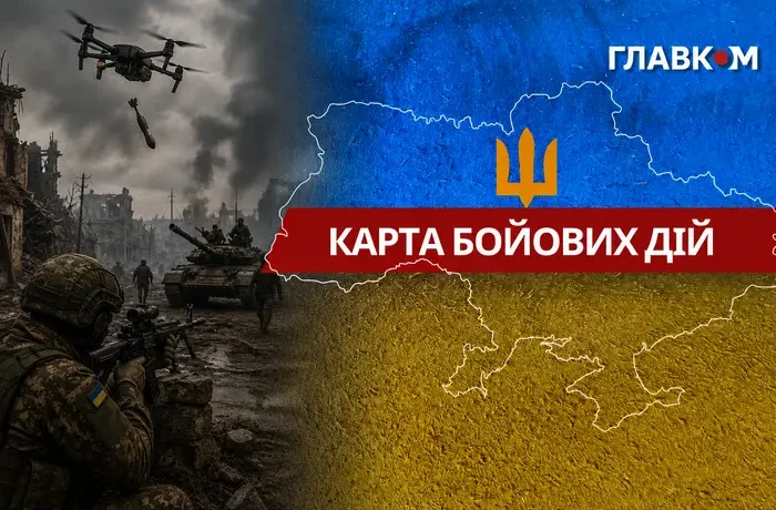 Карта бойових дій в Україні станом на 9 вересня 2026 року