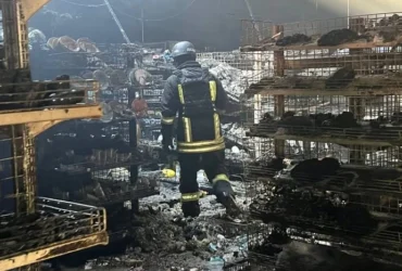 Удар дрона по супермаркету «Фора» на Київщині: з’явилися фото руйнувань