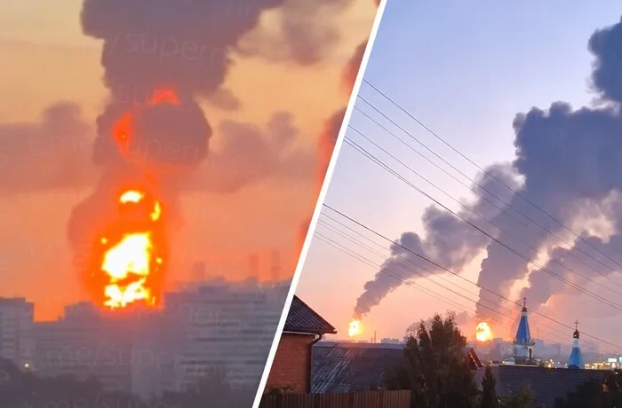 Момент удару по Московському НПЗ потрапив на відео