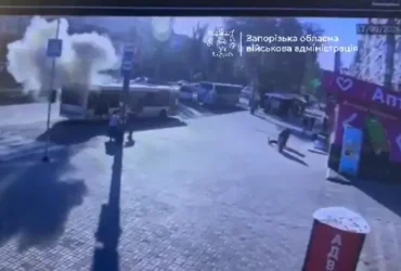 Російський FPV-дрон атакував пасажирський автобус у Запоріжжі