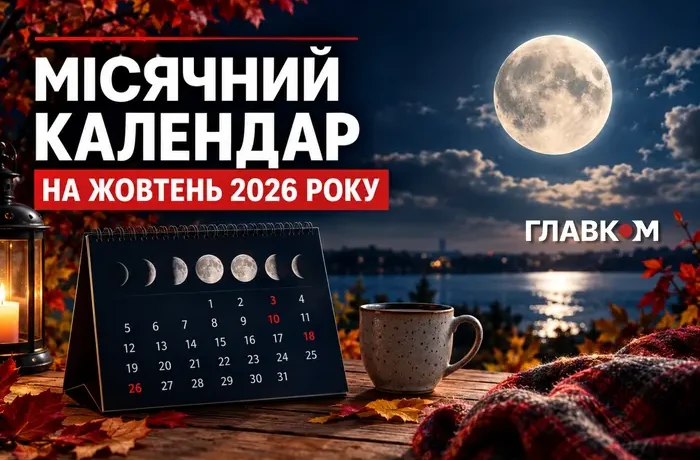 Місячний календар на жовтень 2026 року: що варто робити та чого краще уникати