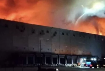 Російський удар пошкодив великий склад зоотоварів на Київщині