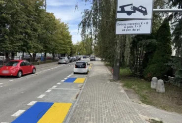 Синьо-жовта розмітка здійняла хвилю обурення у Польщі