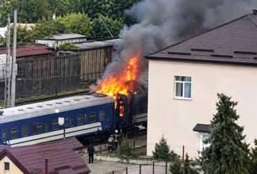 Росіяни влучили у потяг на залізничному вокзалі Луцька