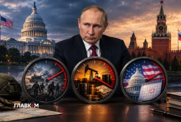 Три лічильники показують, чи працює час на Росію
