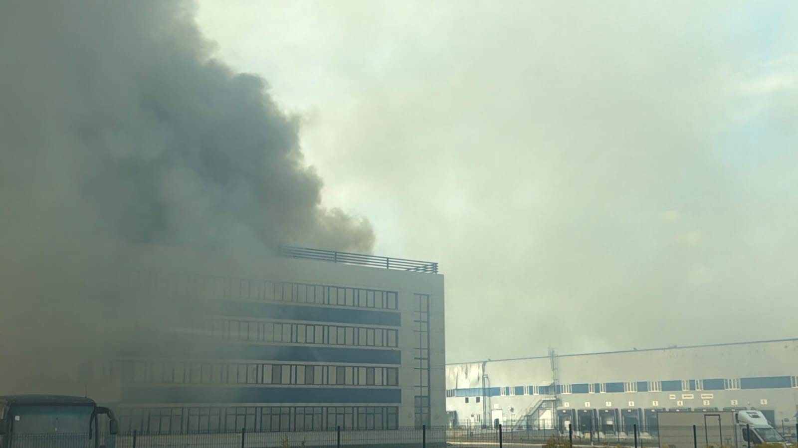 Задимлення після ворожої атаки