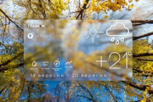 Прогноз погоди на тиждень 14 – 20 вересня 2026 року