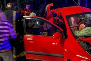 Зіткнення трьох авто під Києвом: травмовано четверо людей, серед них діти (фото)