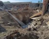Удар по Солом’янському району столиці: на місці влучання утворилася вирва (відео)