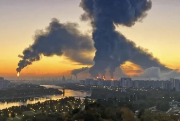 Сили оборони уразили три установки Московського НПЗ за 15 км від Кремля