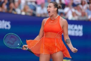 Прихильниця Лукашенка розтрощила ракетку після програного фіналу US Open