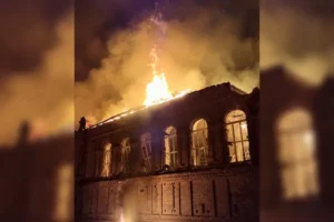 Російський дрон влучив у корпус Запорізького національного університету