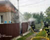 Російська атака спричинила пожежі на Хмельниччині
