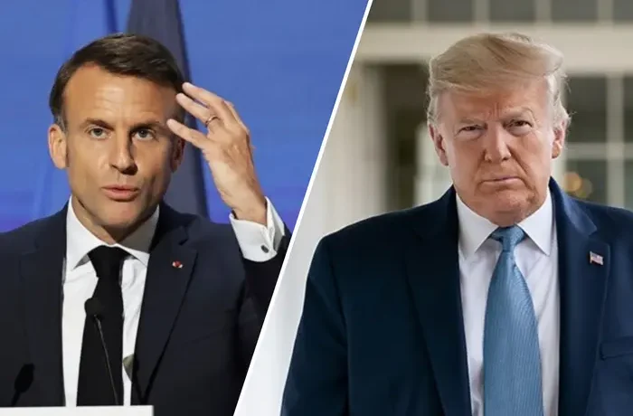 Макрон відповів Трампу, який позначив французькі острови прапором США