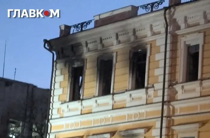 Удар по Академії наук: який вигляд має місце атаки ввечері (фото)