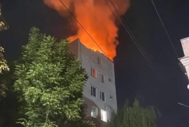 Росія атакувала Павлоград: виникла пожежа