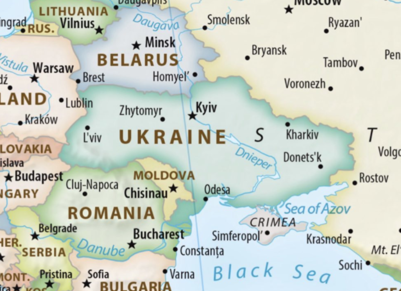 На новій карті світу, яку підтримала ООН, Крим «відрізано» від України фото 1
