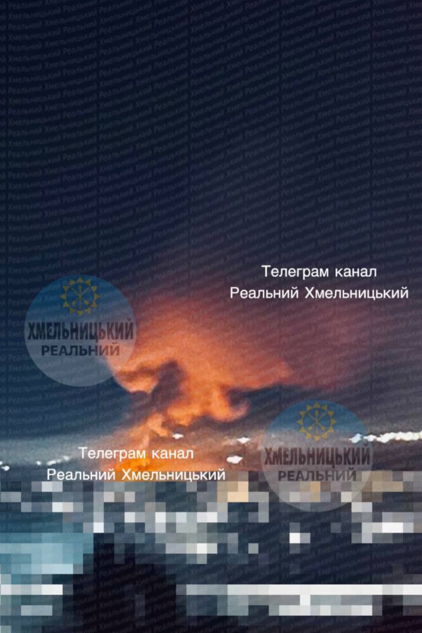 У Хмельницькому після ворожої атаки спалахнула пожежа фото 1