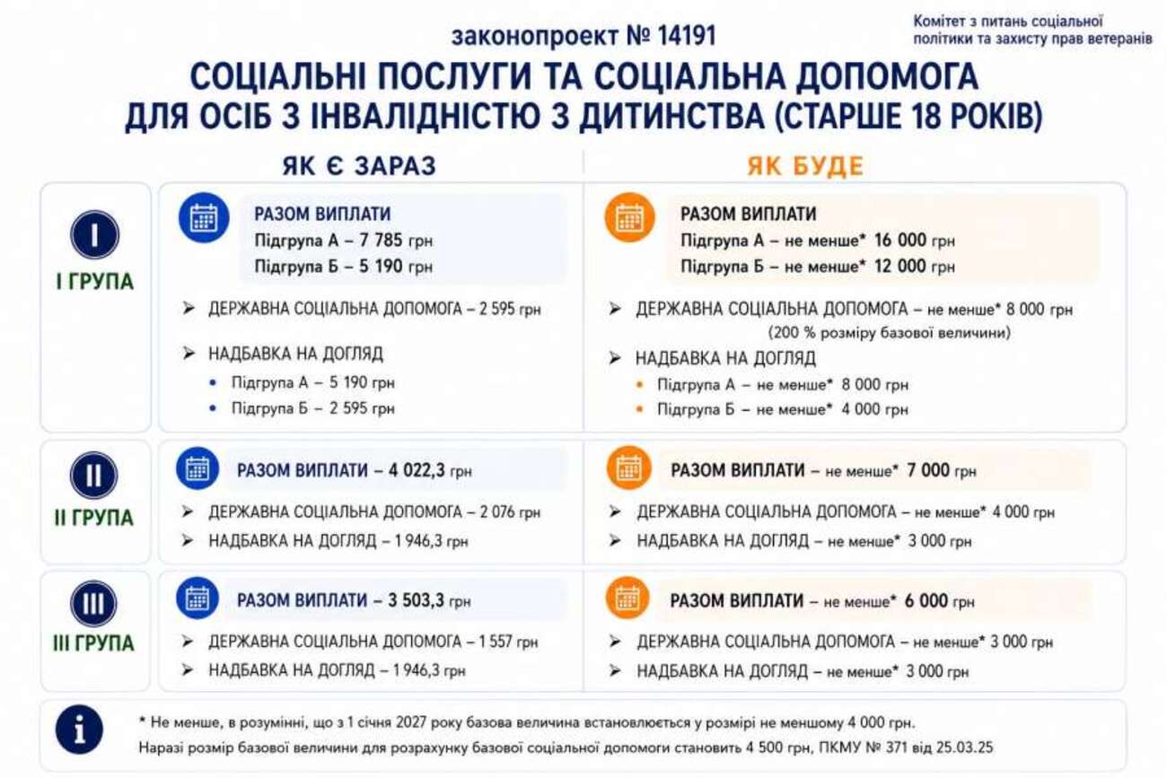 Люди з інвалідністю та їхні сім’ї отримають нові види підтримки: що запрацює у 2027 році фото 2
