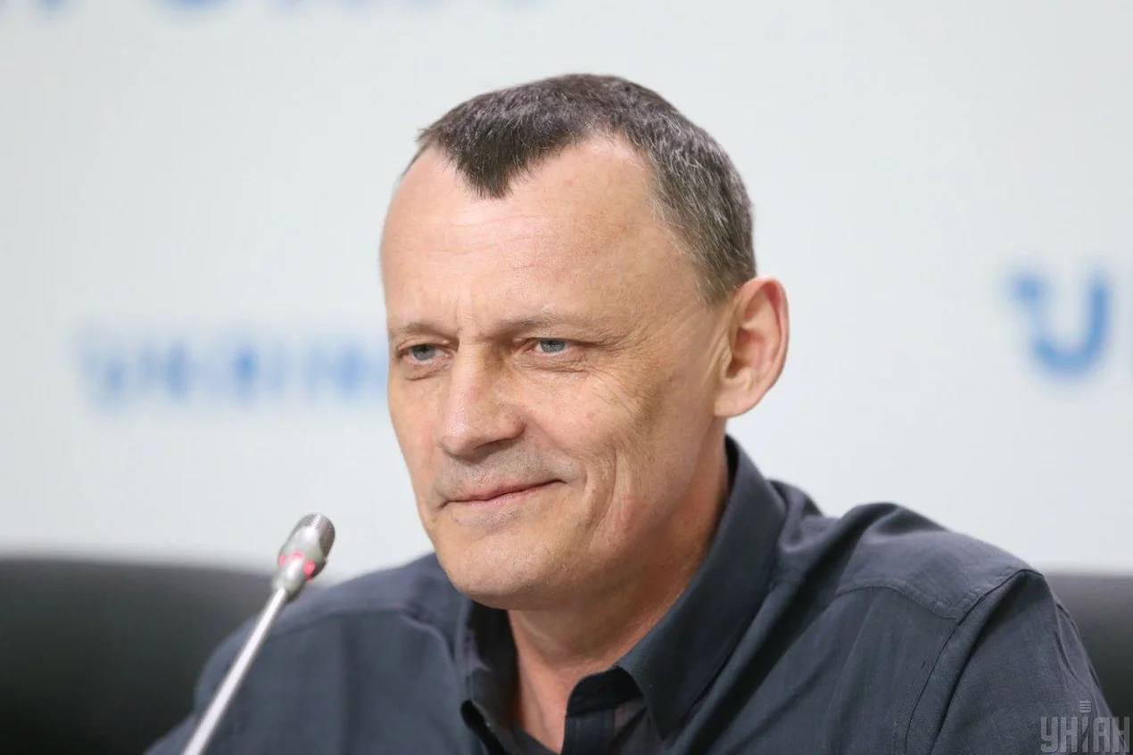 Микола Карпюк під час пресконференції в Києві, 17 вересня 2019 року