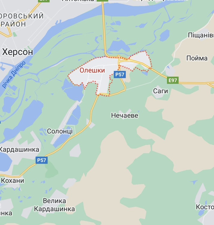 Окуповані Олешки – лише в кількох кілометрах від Херсона. Звідси окупаційні війська регулярно завдають ударів по облцентру