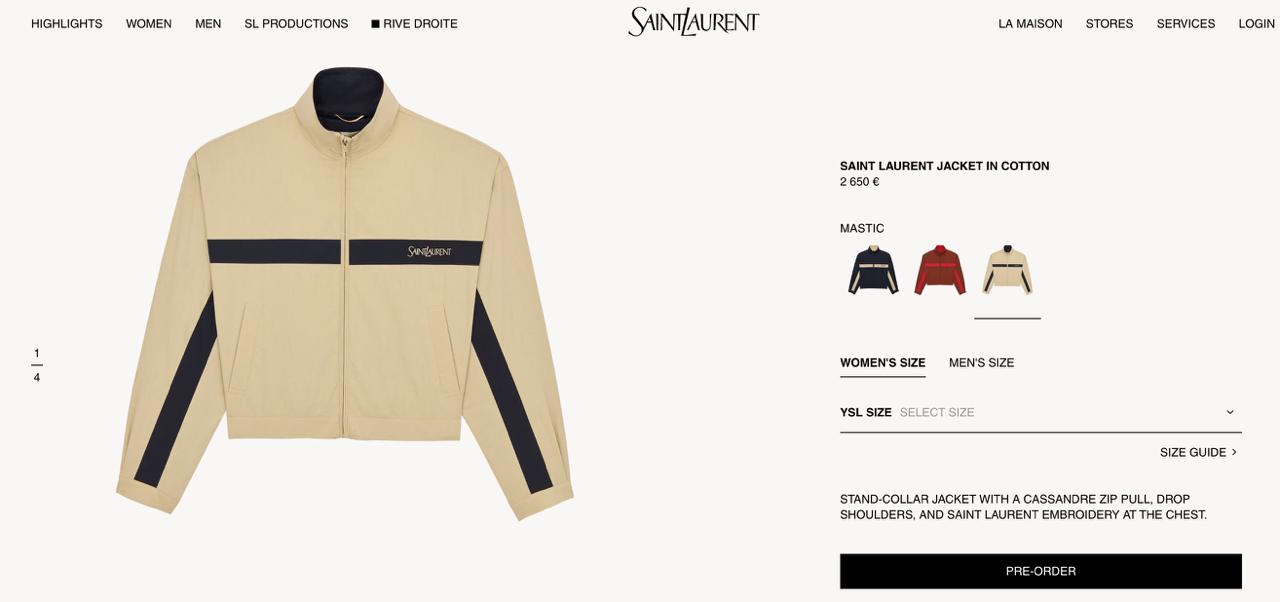 Єлизавета Івахненко продемонструвала на засіданні куртку від бренду Saint Laurent